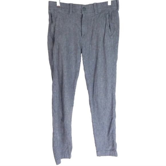Abercrombie Men's Linen Blend Straight Pants - Picture 1 of 4